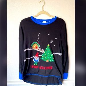 Gnomie Christmas Pajama Long-Sleeve